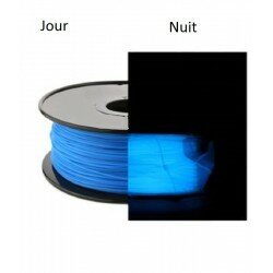 PLA 1.75mm Phosphorescent bleu 1kg