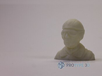 impression 3d buste aviateur