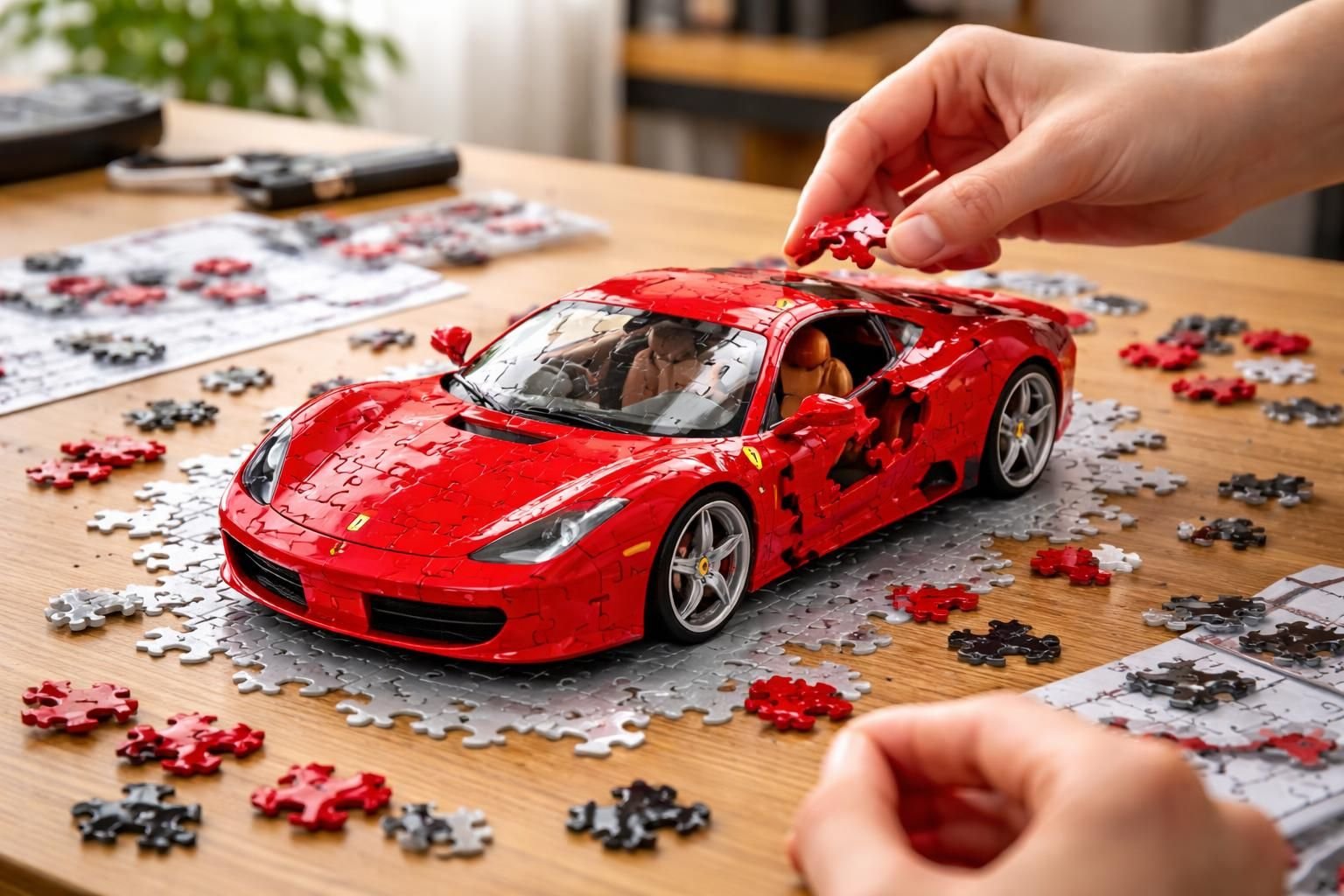 découvrez notre puzzle 3d ferrari et construisez la légende automobile en miniature dès aujourd'hui. un défi passionnant pour les amateurs de voitures et de modélisme.